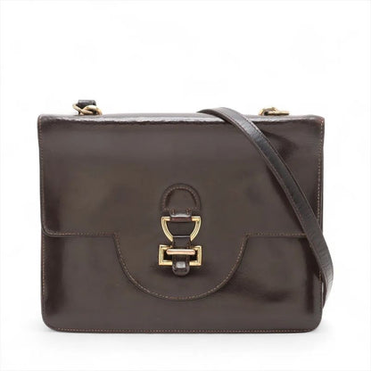 Vintage Hermes Sandrine Box Calf Leather Shoulder Bag Crossbody Genuine Leather