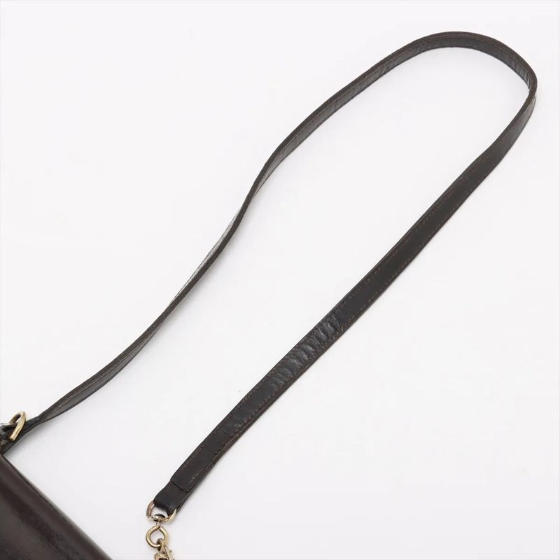 Vintage Hermes Sandrine Box Calf Leather Shoulder Bag Crossbody Genuine Leather