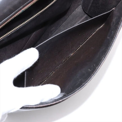 Vintage Hermes Sandrine Box Calf Leather Shoulder Bag Crossbody Genuine Leather