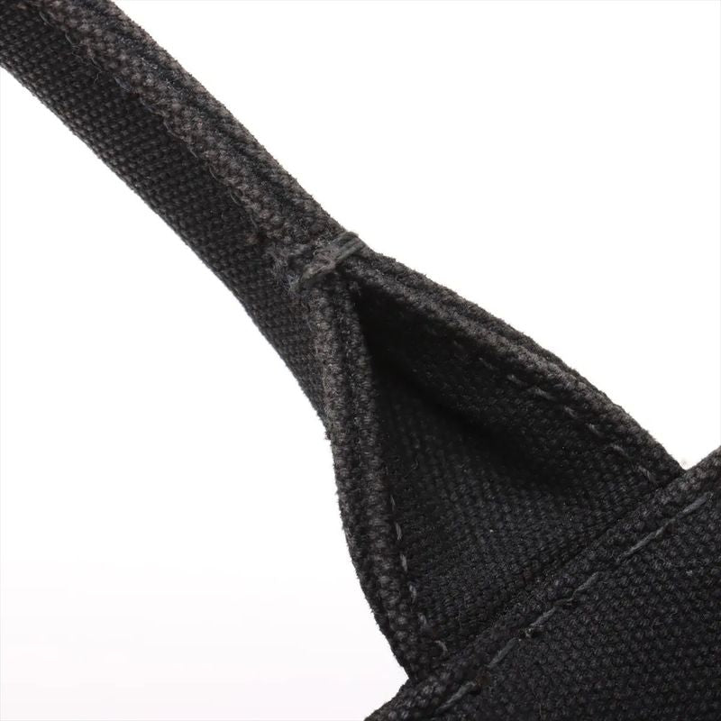 Prada Canapa Tote Bag Shoulder Hand Black Women's Brand MMM Cx51-7
