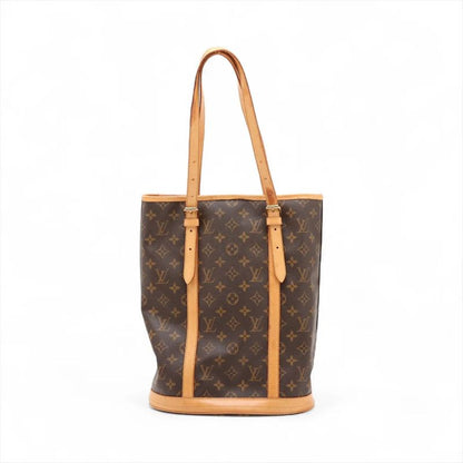 Louis Vuitton Monogram Bucket GM M42236 Leather Tote Bag Shoulder Hand A4