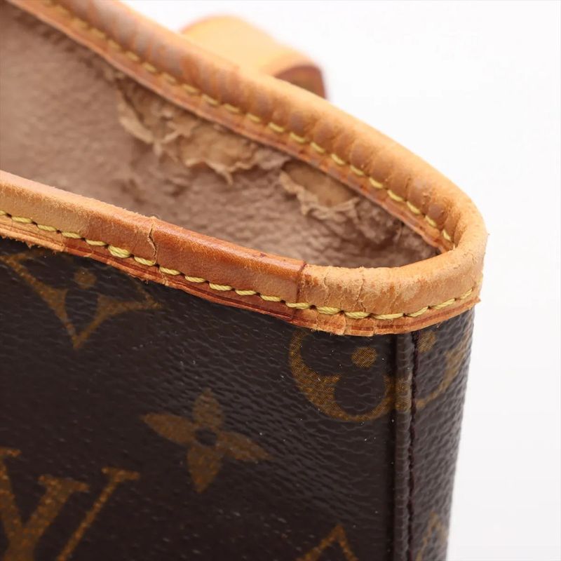 Louis Vuitton Monogram Bucket GM M42236 Leather Tote Bag Shoulder Hand A4