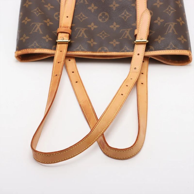 Louis Vuitton Monogram Bucket GM M42236 Leather Tote Bag Shoulder Hand A4