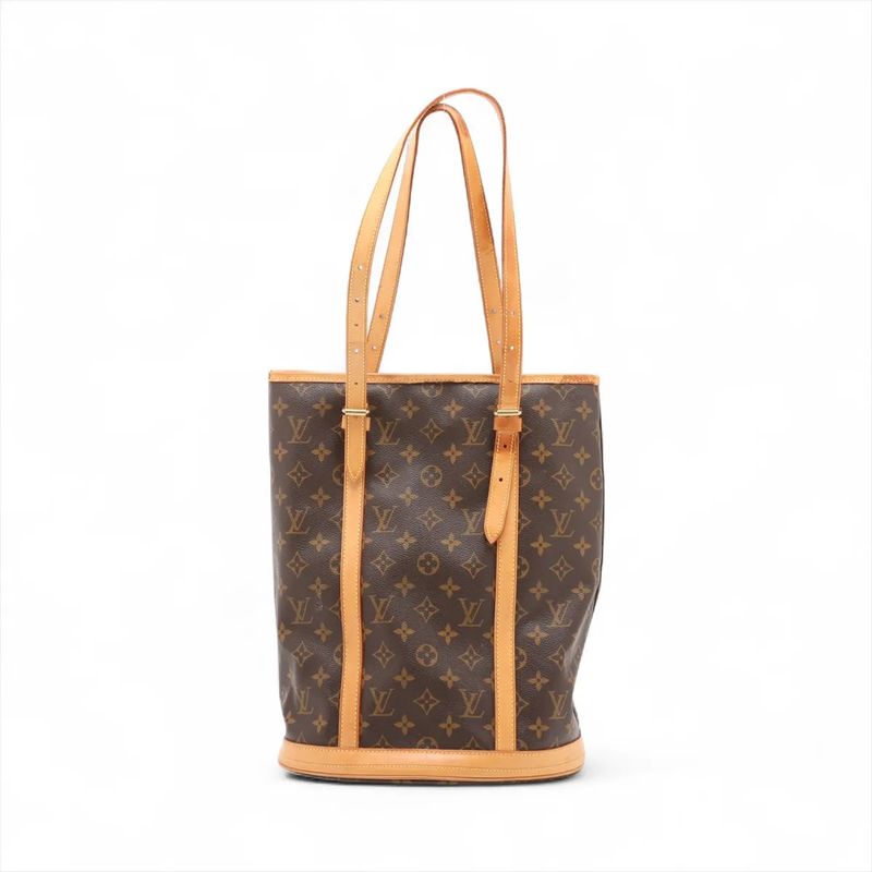 Louis Vuitton Monogram Bucket GM M42236 Leather Tote Bag Shoulder Hand A4