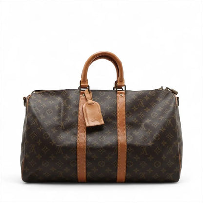 Louis Vuitton Monogram Keepall Bandoliere 45 M41418 2WAY Boston Bag Crossbody