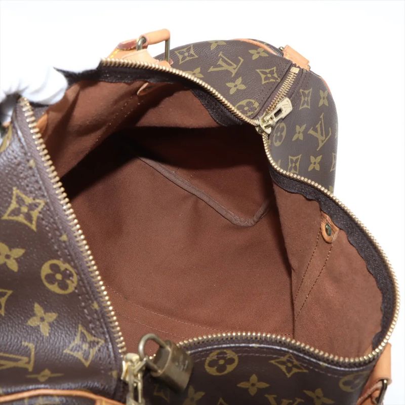 Louis Vuitton Monogram Keepall Bandoliere 45 M41418 2WAY Boston Bag Crossbody