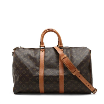 Louis Vuitton Monogram Keepall Bandoliere 45 M41418 2WAY Boston Bag Crossbody