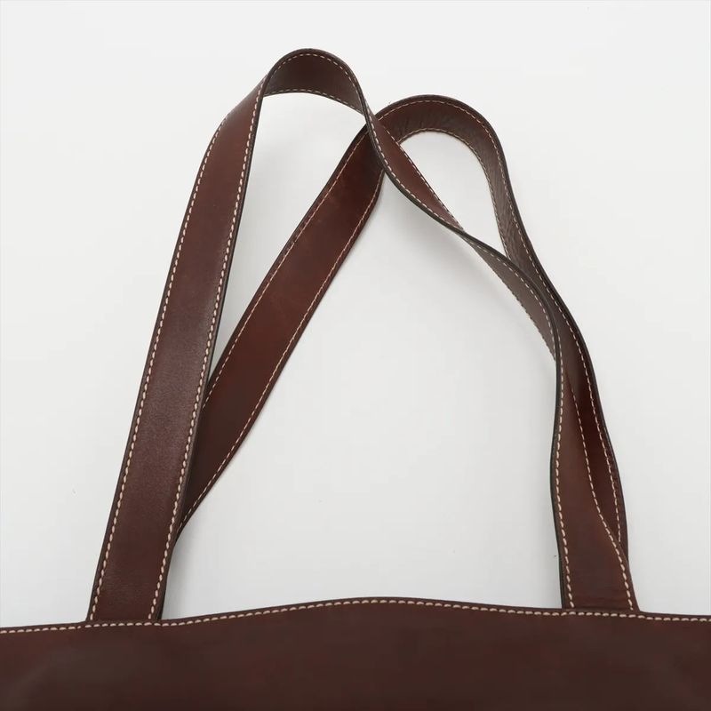 Chanel Authenticity / With Serial Seal Denim Coco Mark Leather Tote Bag