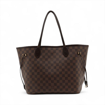 Louis Vuitton Damier Neverfull MM N51105 Leather Tote Bag Shoulder Hand A4