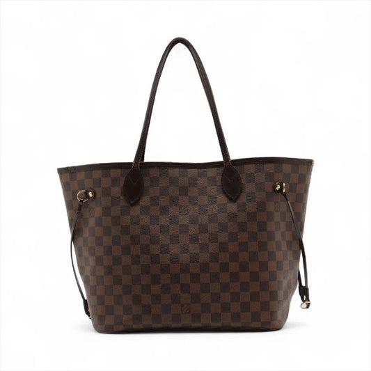 Louis Vuitton Damier Neverfull MM N51105 Leather Tote Bag Shoulder Hand A4