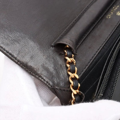 Chanel Authenticity / With Serial Seal Coco Mark Chain Shoulder Wallet Bag