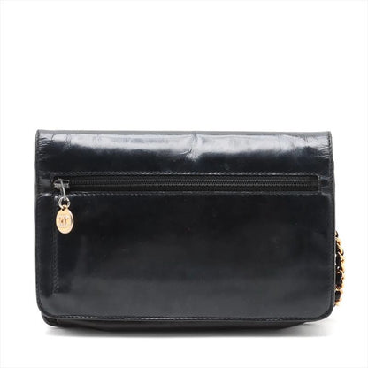 Chanel Authenticity / With Serial Seal Coco Mark Chain Shoulder Wallet Bag