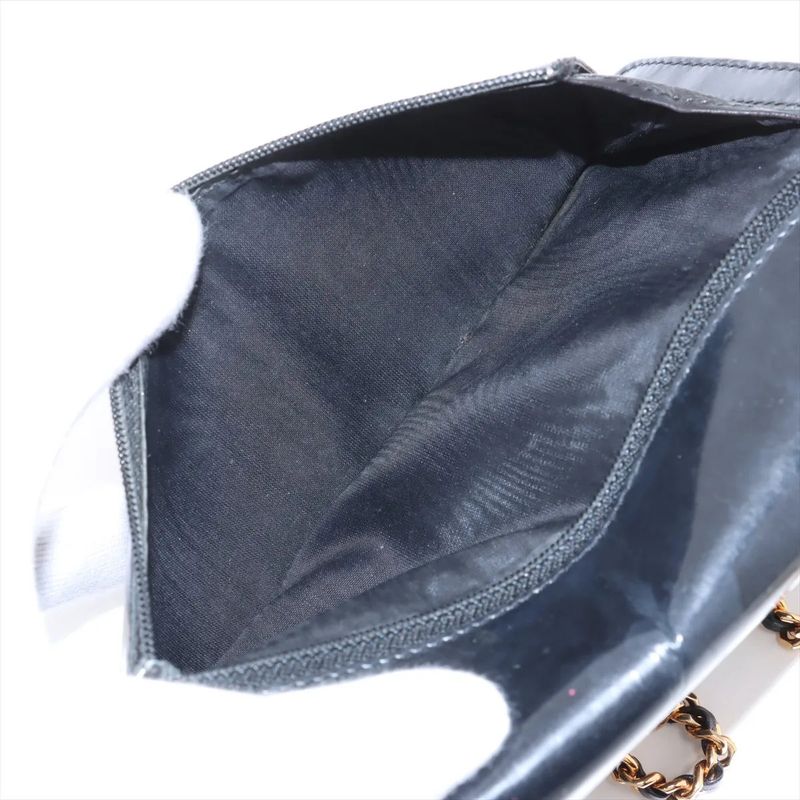 Chanel Authenticity / With Serial Seal Coco Mark Chain Shoulder Wallet Bag