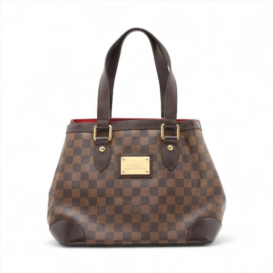 Louis Vuitton Damier Hampstead PM N51205 Leather Tote Bag Shoulder Hand Ladies