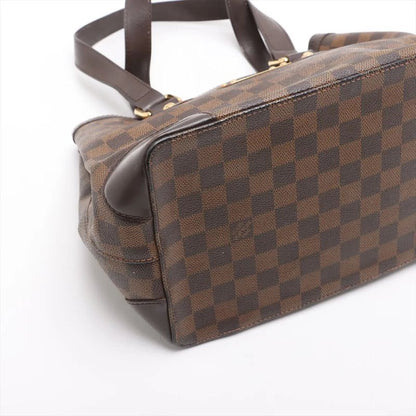 Louis Vuitton Damier Hampstead PM N51205 Leather Tote Bag Shoulder Hand Ladies