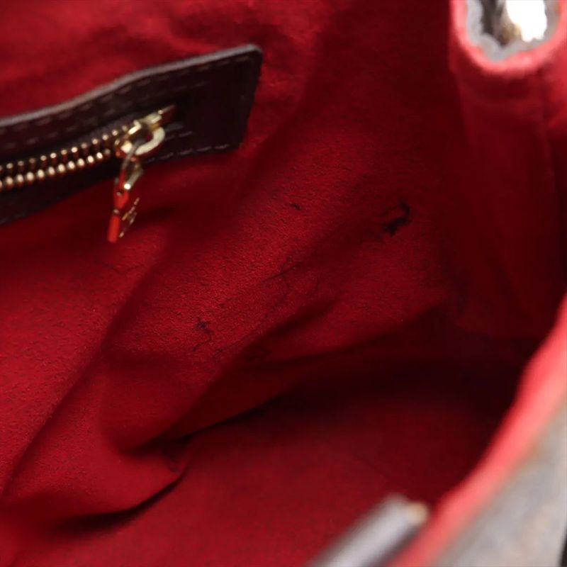 Louis Vuitton Damier Hampstead PM N51205 Leather Tote Bag Shoulder Hand Ladies