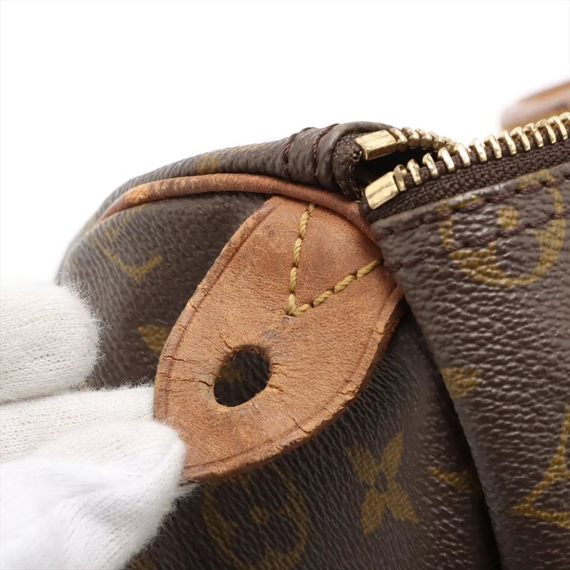 Louis Vuitton Monogram Speedy 35 M41524 Leather Handbag Tote Women's MMM Cx52-5