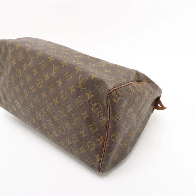 Louis Vuitton Monogram Speedy 35 M41524 Leather Handbag Tote Women's MMM Cx52-5