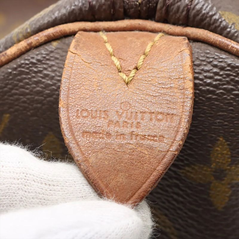 Louis Vuitton Monogram Speedy 35 M41524 Leather Handbag Tote Women's MMM Cx52-5