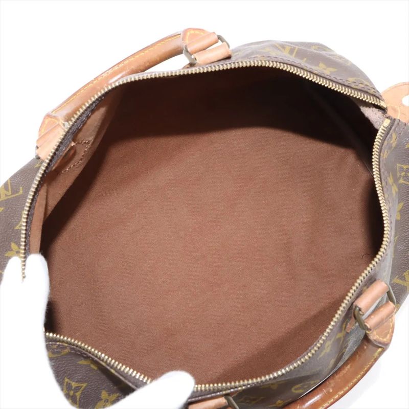 Louis Vuitton Monogram Speedy 35 M41524 Leather Handbag Tote Women's MMM Cx52-5