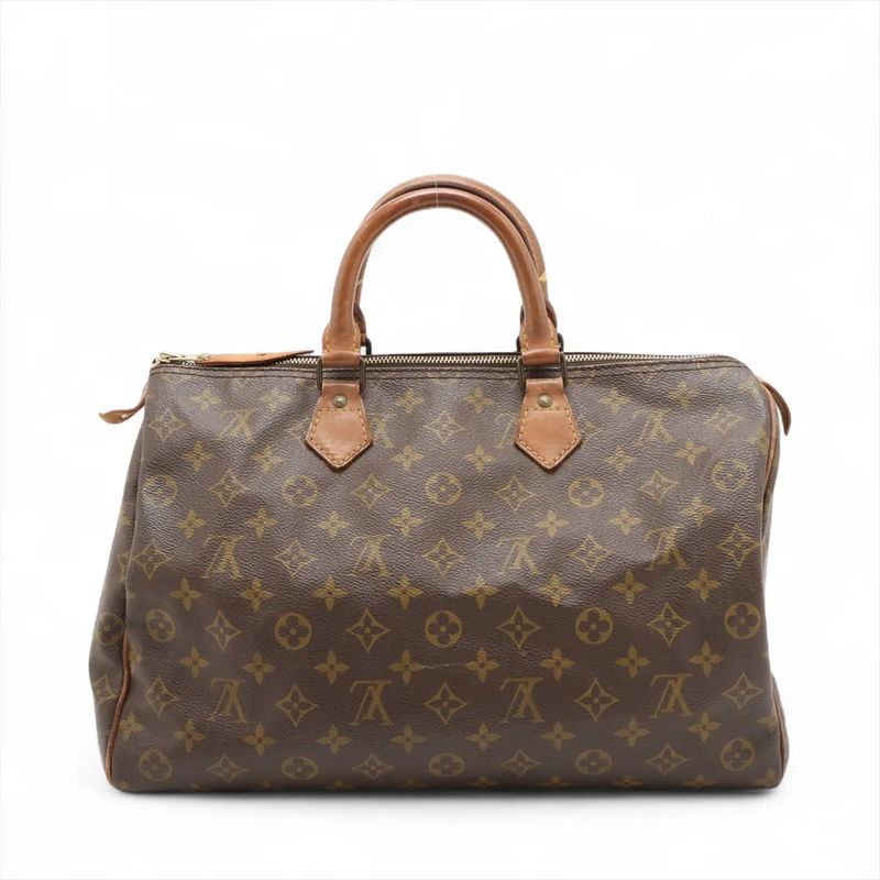 Louis Vuitton Monogram Speedy 35 M41524 Leather Handbag Tote Women's MMM Cx52-5