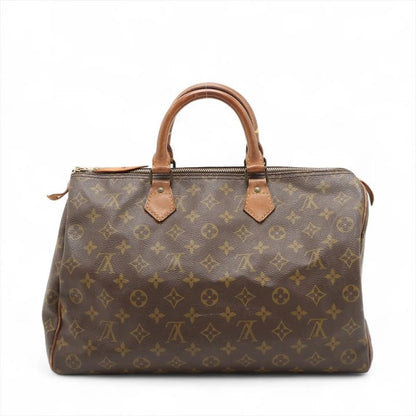 Louis Vuitton Monogram Speedy 35 M41524 Leather Handbag Tote Women's MMM Cx52-5