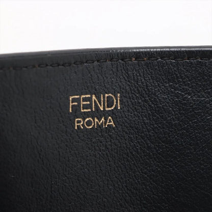 Fendi Flip Medium Leather 2WAY Handbag Crossbody Tote Shoulder Women's MMM