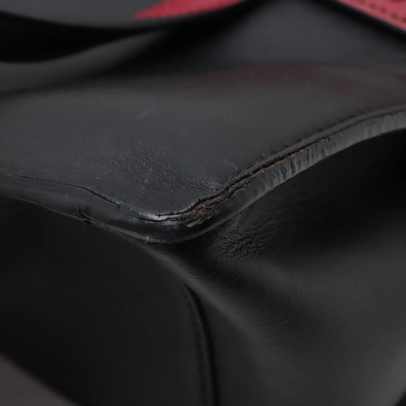 Fendi Flip Medium Leather 2WAY Handbag Crossbody Tote Shoulder Women's MMM