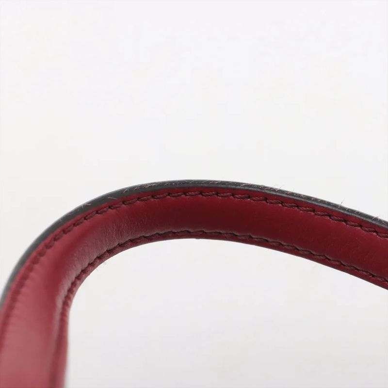 Fendi Flip Medium Leather 2WAY Handbag Crossbody Tote Shoulder Women's MMM