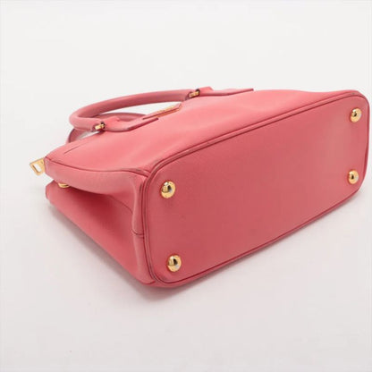 Prada Saffiano Leather 2WAY Handbag Crossbody Tote Shoulder Genuine Leather