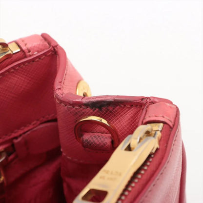 Prada Saffiano Leather 2WAY Handbag Crossbody Tote Shoulder Genuine Leather