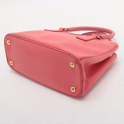 Prada Saffiano Leather 2WAY Handbag Crossbody Tote Shoulder Genuine Leather