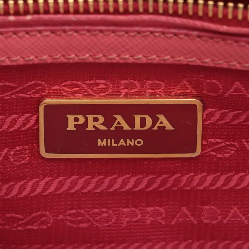 Prada Saffiano Leather 2WAY Handbag Crossbody Tote Shoulder Genuine Leather