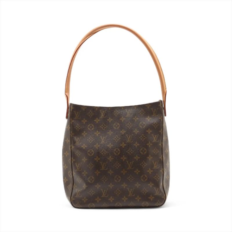 Louis Vuitton Monogram Looping GM M51145 Leather Shoulder Bag Shoulder Tote