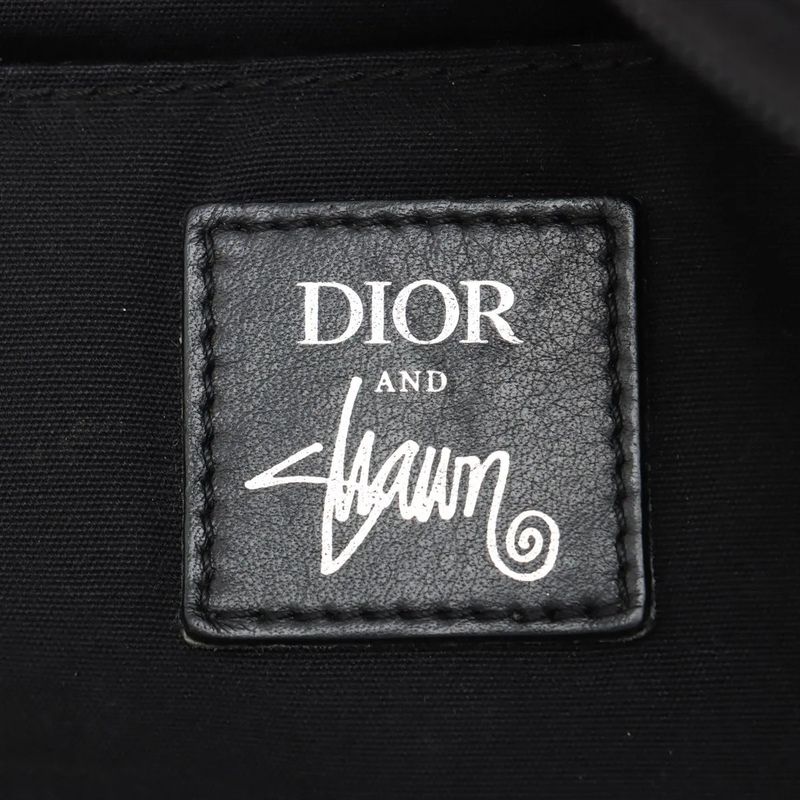 Christian Dior Stussy Collaboration Backpack Sac Backpack Bag Black Men's MMM