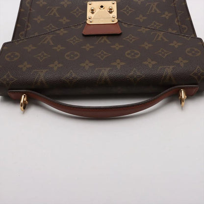 Louis Vuitton Monogram Monceau M51185 Leather 2WAY Shoulder Bag Crossbody Hand