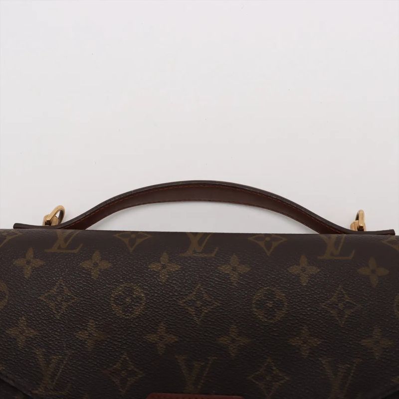 Louis Vuitton Monogram Monceau M51185 Leather 2WAY Shoulder Bag Crossbody Hand