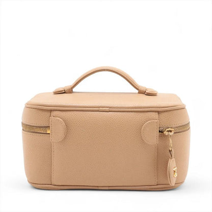 Chanel Authenticity / With Serial Seal 5375969 Coco Mark Caviar Skin Vanity Bag