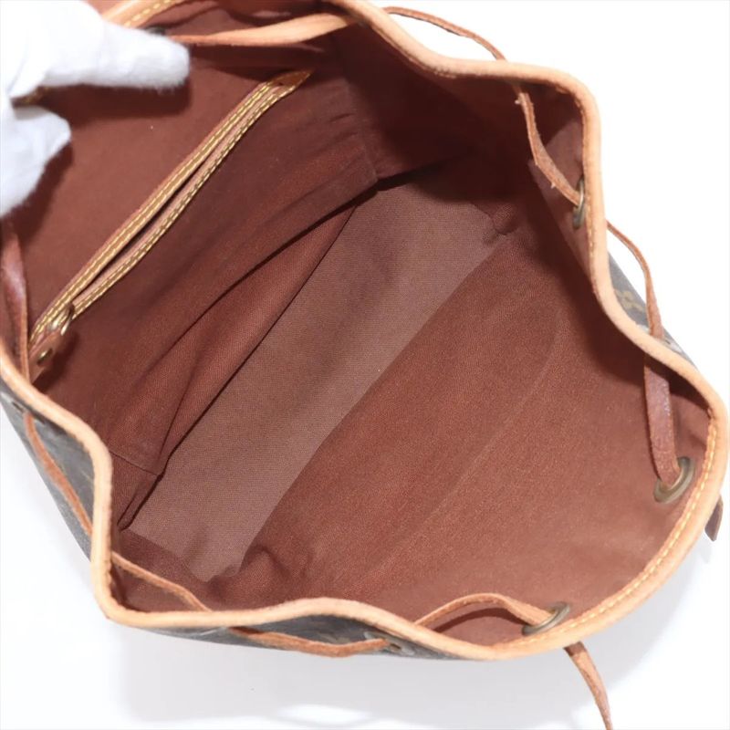 Louis Vuitton Monogram Montsouris MM M51136 Leather Backpack Sac Backpack Bag