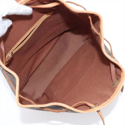 Louis Vuitton Monogram Montsouris MM M51136 Leather Backpack Sac Backpack Bag