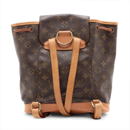 Louis Vuitton Monogram Montsouris MM M51136 Leather Backpack Sac Backpack Bag