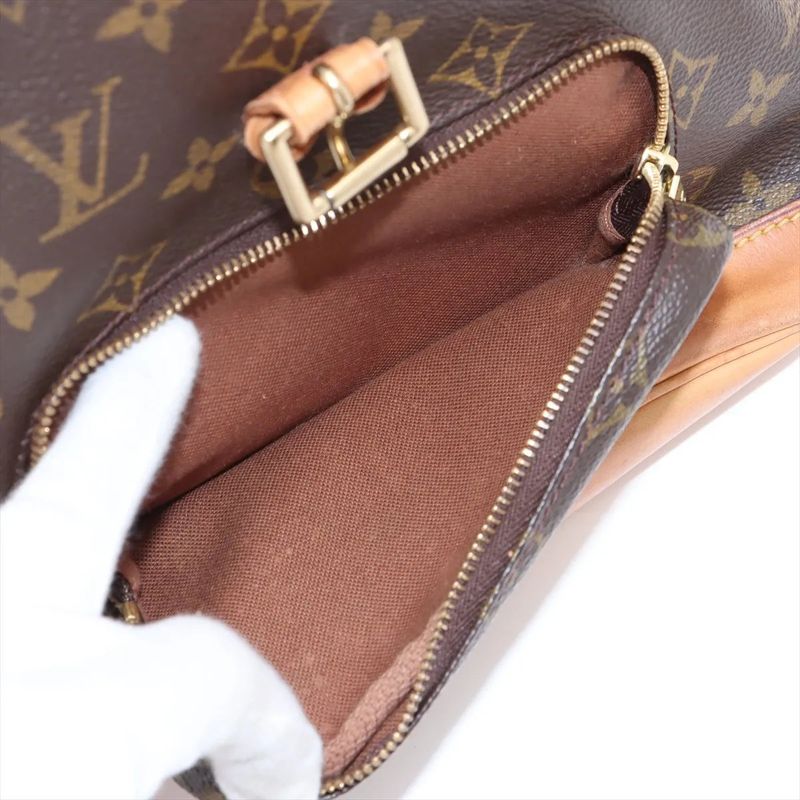 Louis Vuitton Monogram Montsouris MM M51136 Leather Backpack Sac Backpack Bag