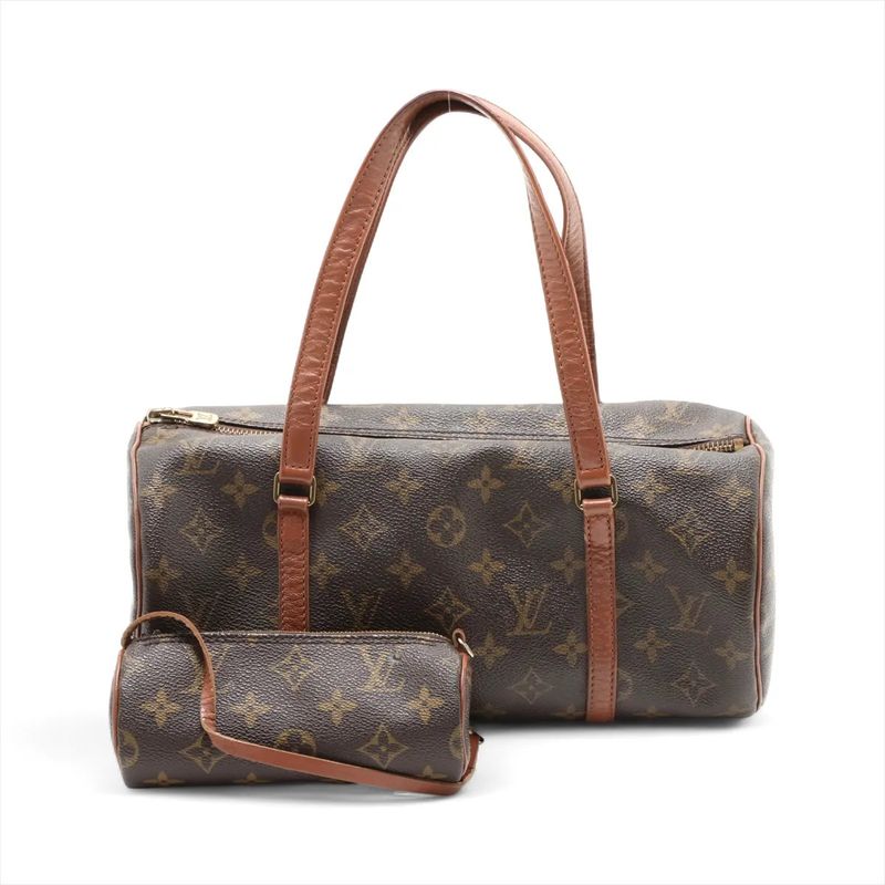 Louis Vuitton Monogram Papillon 30 M51365 Leather Handbag Tote Genuine Leather