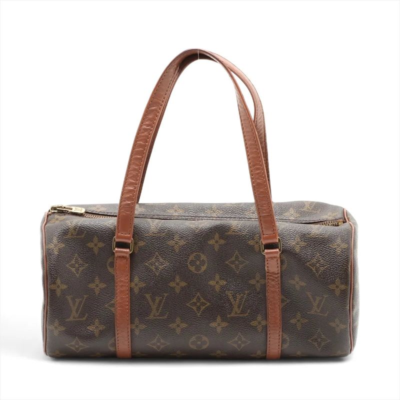 Louis Vuitton Monogram Papillon 30 M51365 Leather Handbag Tote Genuine Leather