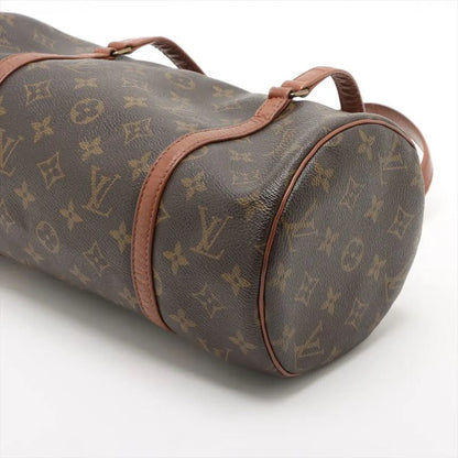 Louis Vuitton Monogram Papillon 30 M51365 Leather Handbag Tote Genuine Leather