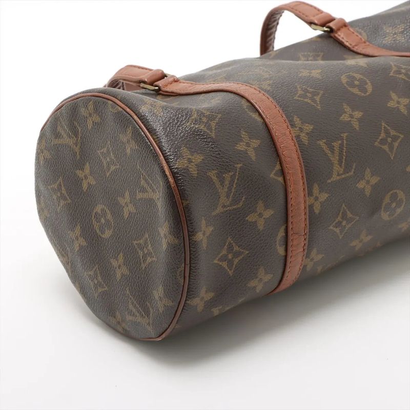 Louis Vuitton Monogram Papillon 30 M51365 Leather Handbag Tote Genuine Leather