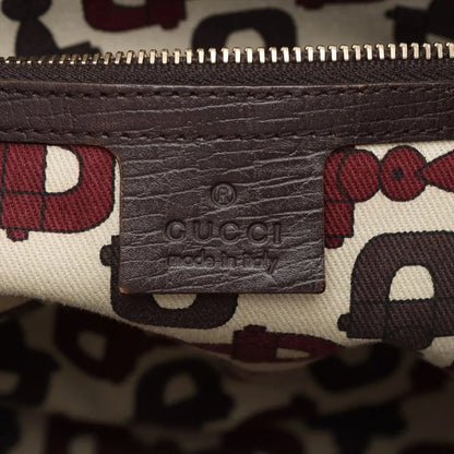 Gucci GG Canvas Sherry Line 137396 Leather Tote Bag Shoulder Hand Women's MMM