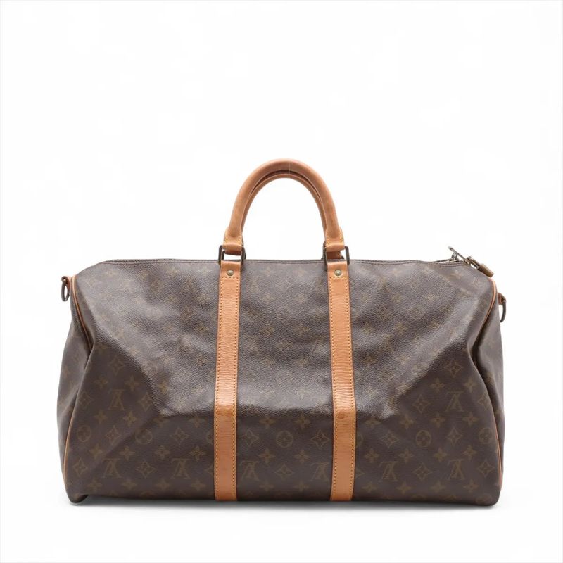 Louis Vuitton Monogram Keepall Bandoliere 50 M41416 2WAY Boston Bag Crossbody