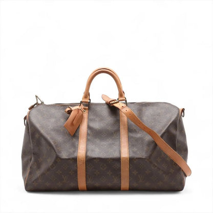 Louis Vuitton Monogram Keepall Bandoliere 50 M41416 2WAY Boston Bag Crossbody