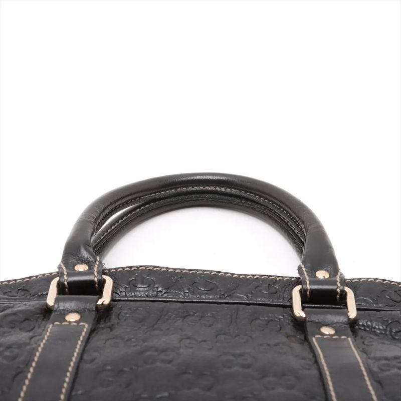 Guccissima 201480 Leather Business Bag Document Bag Briefcase Tote Commuter